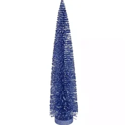 Christmas Decorations>Kirklands Home Bottle Brush Christmas Tree, 14 in. Blue