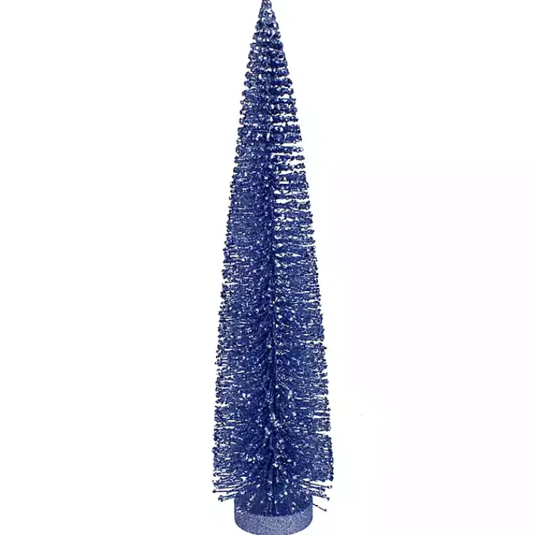Christmas Decorations>Kirklands Home Bottle Brush Christmas Tree, 14 in. Blue