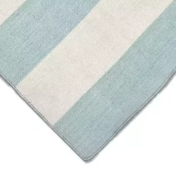 Kirklands Home Blue Cabana Stripe Indoor/Outdoor Runner, 2x8 Online