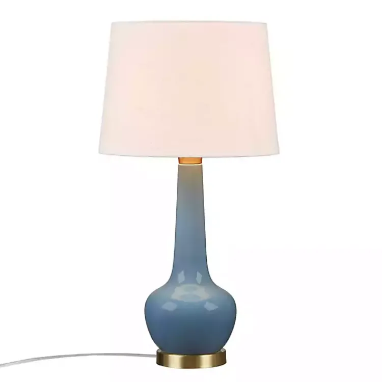 Kirklands Home Ceramic Zazie Table Lamp Blue Sale