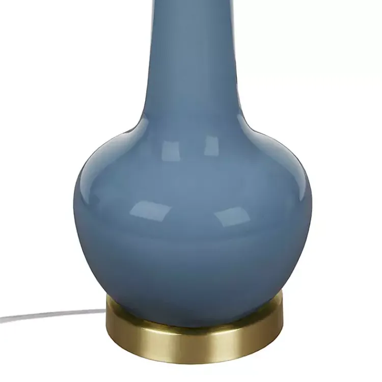 Kirklands Home Ceramic Zazie Table Lamp Blue Sale