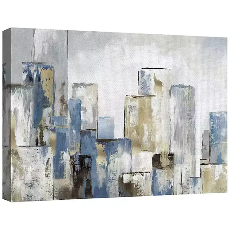 Kirklands Home Blue City Canvas Art Prints, Set of 2 Best