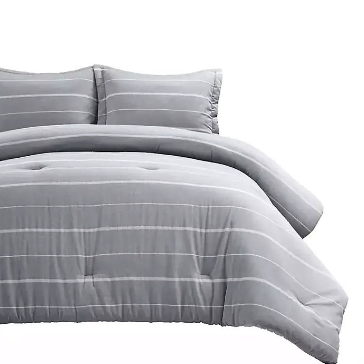 Kirklands Home Classic Stripe 3-pc. Full/Queen Comforter Set Blue Sale