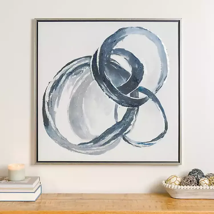 Kirklands Home Blue Connections Canvas Art Print Clearance