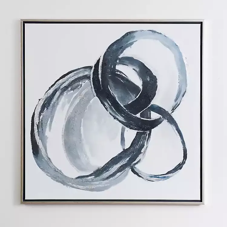 Kirklands Home Blue Connections Canvas Art Print Clearance