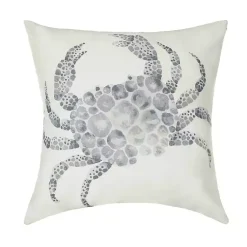 Pillows>Kirklands Home Blue Crab Outdoor Pillow