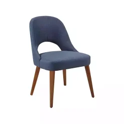 Kirklands Home Cut-Out Pecan Wood Dining Chairs, Set of 2 Blue Online