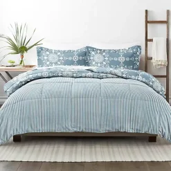 Kirklands Home Daisy Medallion Queen 3-pc. Comforter Set Blue