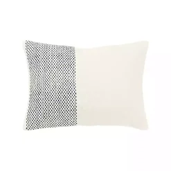 Pillows>Kirklands Home Blue Dotted Colorblock Throw Pillow