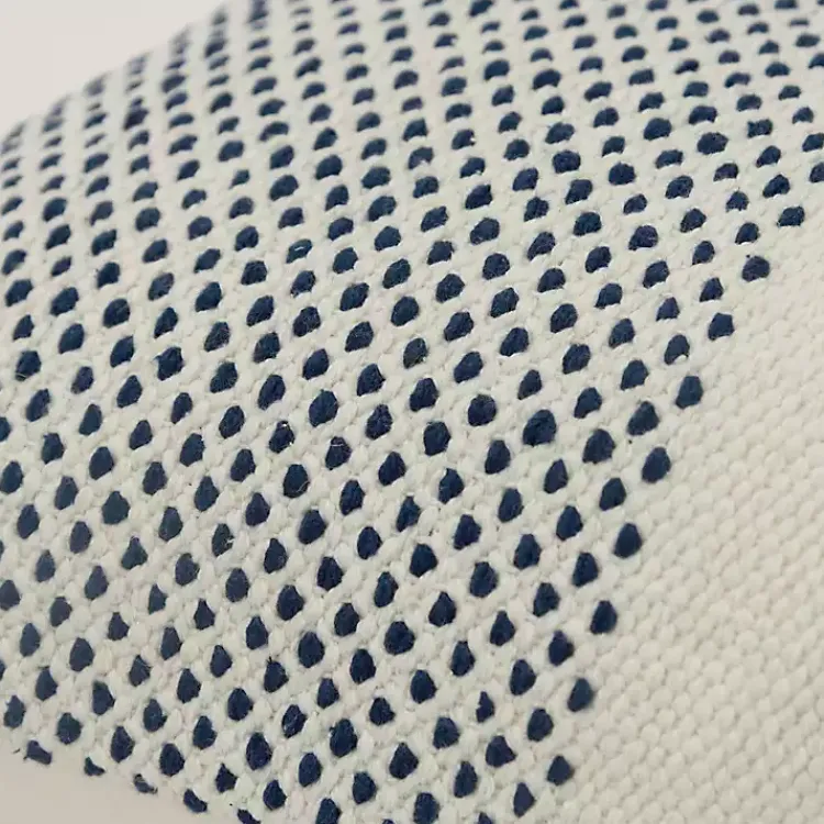 Pillows>Kirklands Home Blue Dotted Colorblock Throw Pillow
