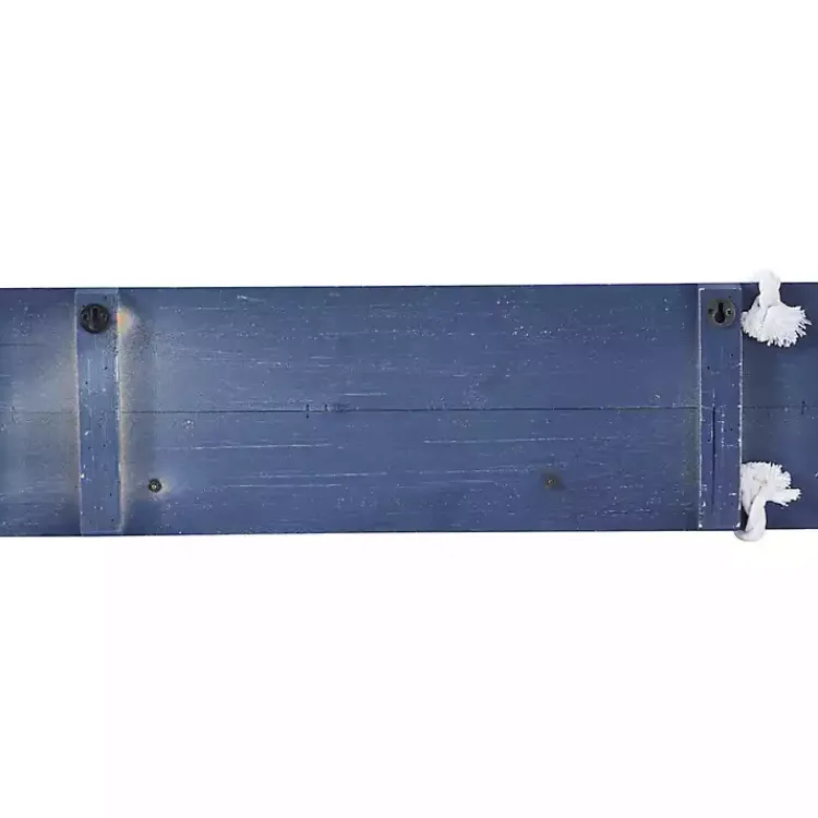 Kirklands Home Fir Beach Arrow Coastal Wall Plaque Blue Sale