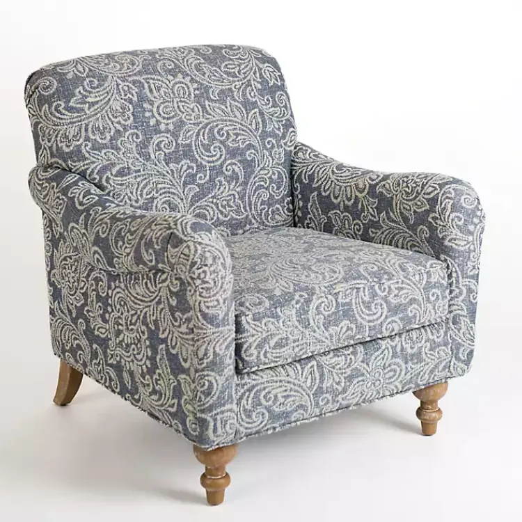 Kirklands Home Blue Floral English Armchair Online