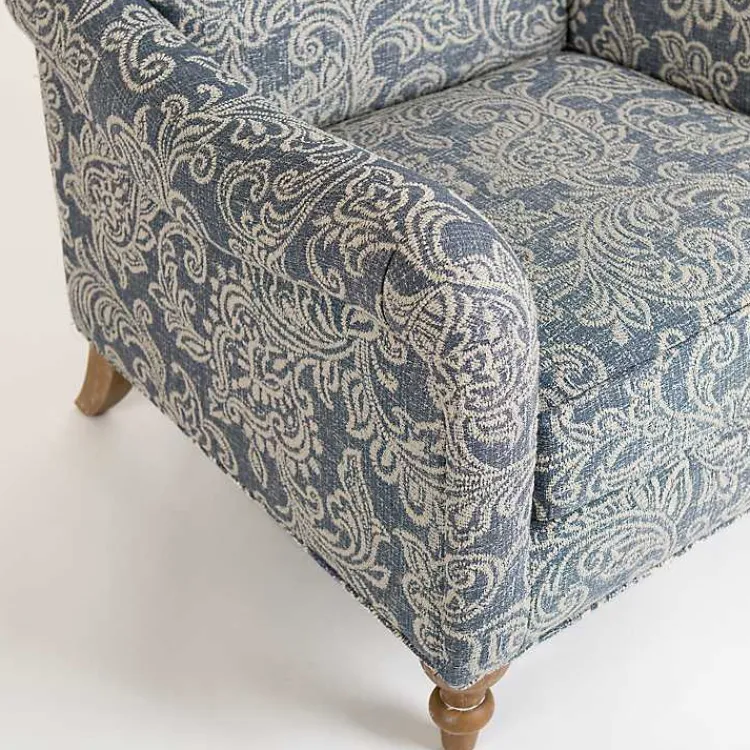 Kirklands Home Blue Floral English Armchair Online