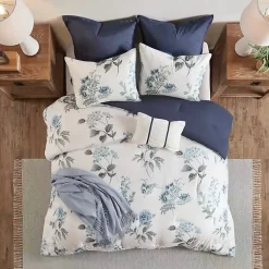 Kirklands Home Blue Floral 7-pc. Full/Queen Comforter Set Outlet