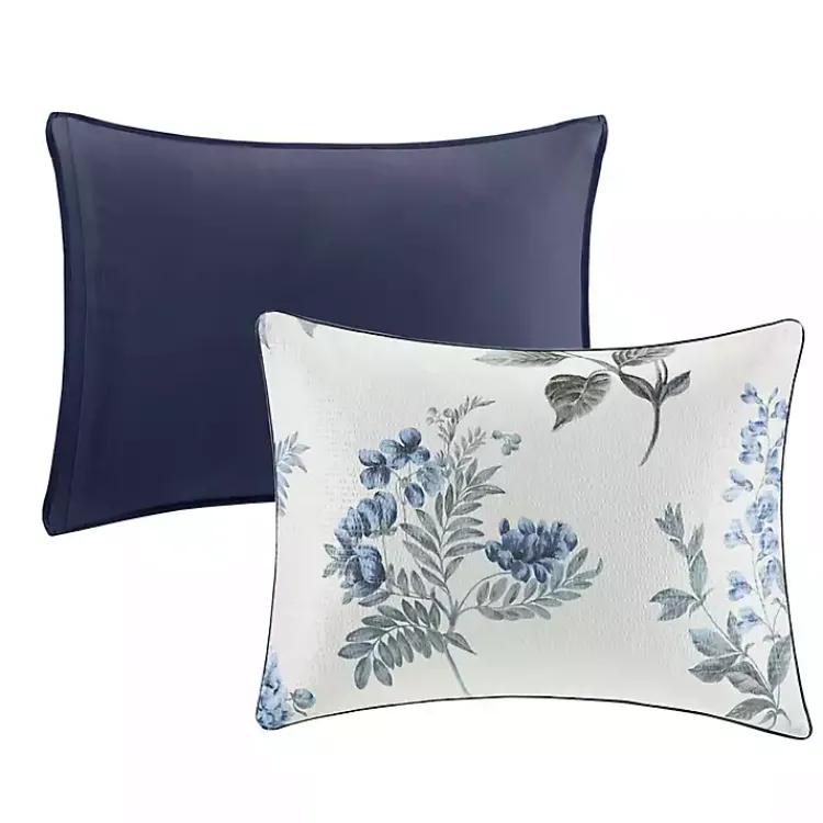 Kirklands Home Blue Floral 7-pc. King Comforter Set Discount
