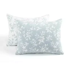 Kirklands Home Blue Floral Reversible 3-pc. King Quilt Set Outlet