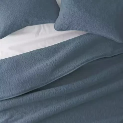 Kirklands Home Floral Stitch 3-pc. King Quilt Set Blue