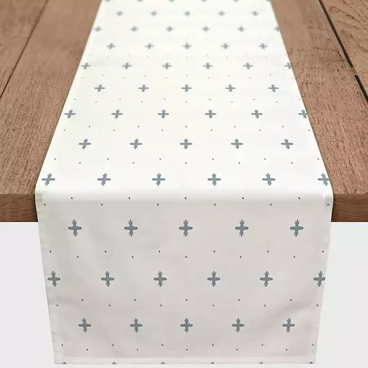 Kirklands Home Blue French Country Table Runner, 72 in. Outlet