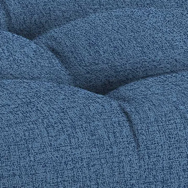 Kirklands Home French Edge Outdoor Wicker Settee Cushion Blue