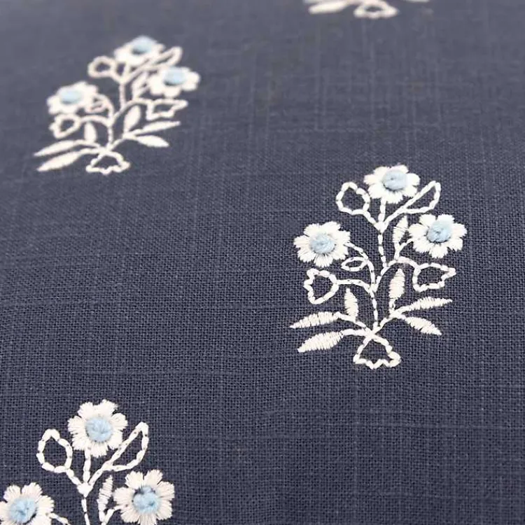 Pillows>Kirklands Home French Floral Lumbar Pillow Blue