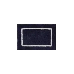 Kirklands Home Blue Geometric Pattern Reversible Bath Mat, 34 in. Online