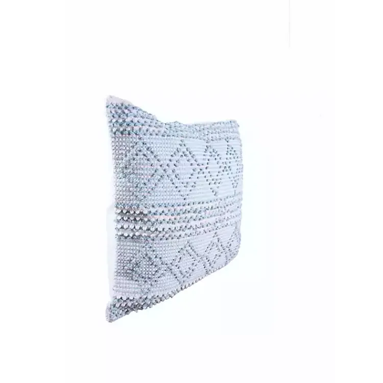 Pillows>Kirklands Home Geometric Stella Throw Pillow Blue