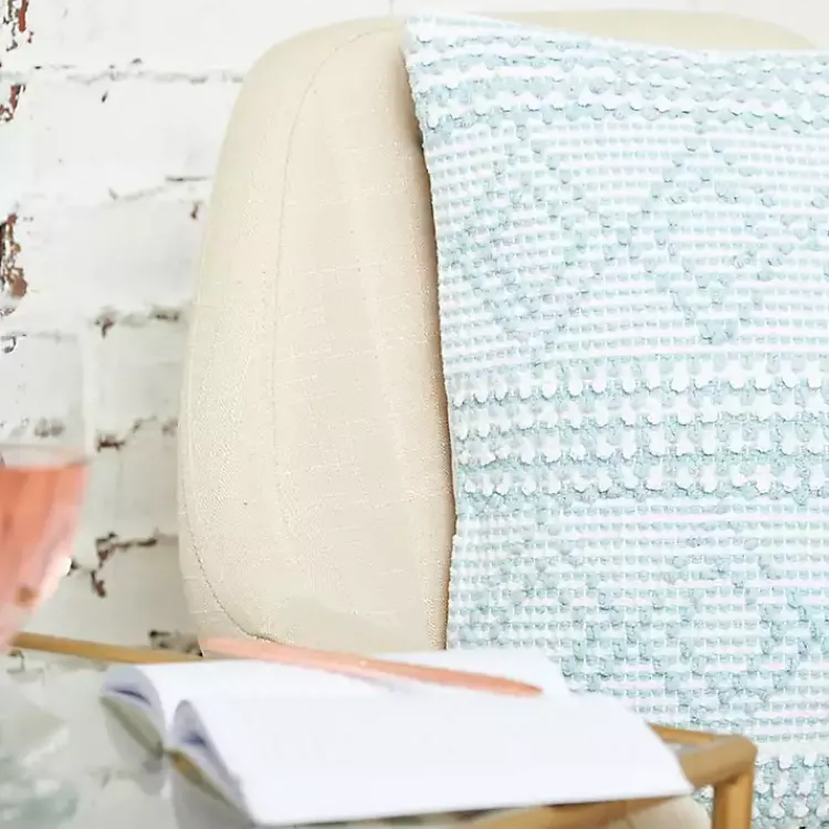 Pillows>Kirklands Home Geometric Stella Throw Pillow Blue