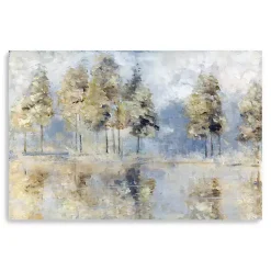 Kirklands Home Blue Golden Forest Giclee Canvas Art Print Hot