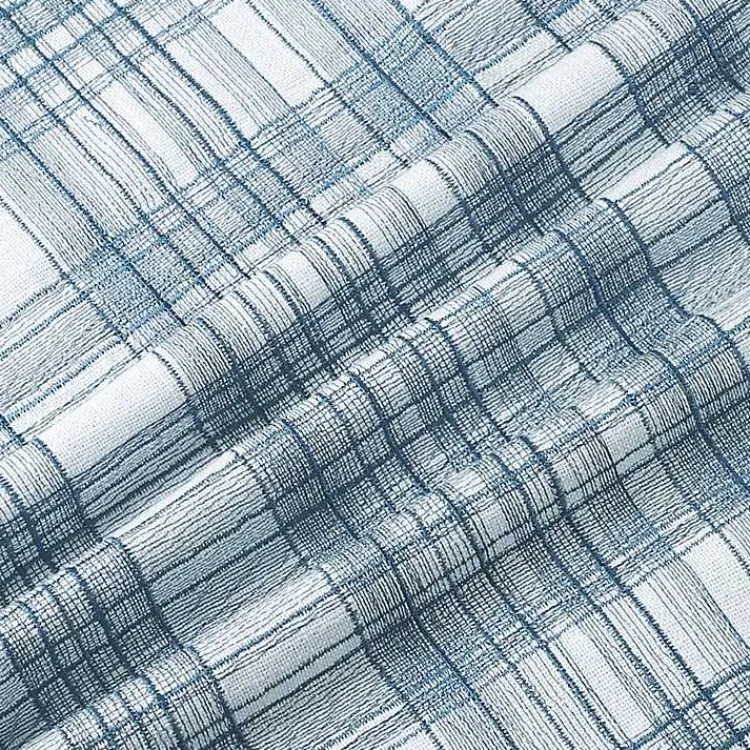 Pillows>Kirklands Home Handwoven Plaid Throw Pillow Blue
