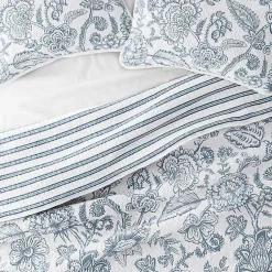 Kirklands Home Blue Jacobean Reversible 3-pc. Queen Quilt Set Outlet