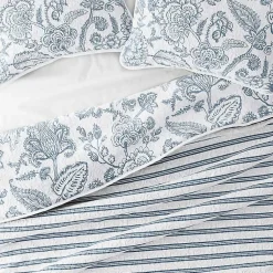 Kirklands Home Blue Jacobean Reversible 3-pc. King Quilt Set Hot