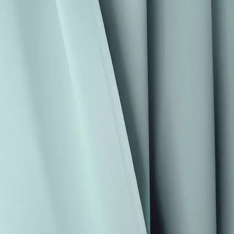 Kirklands Home Knotted Curtain Panel Set, 84 in. Blue Best