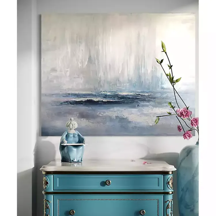 Kirklands Home Blue Lace Canvas Art Print Sale