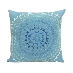 Kirklands Home Lamontage Swirl Outdoor Throw Pillow Blue Online