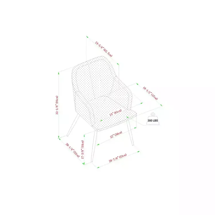 Kirklands Home Lily Upholstered Dining Chairs, Set of 2 Blue Best