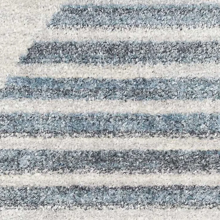 Kirklands Home Blue Linear Geometric Washable Runner, 2x10 Online