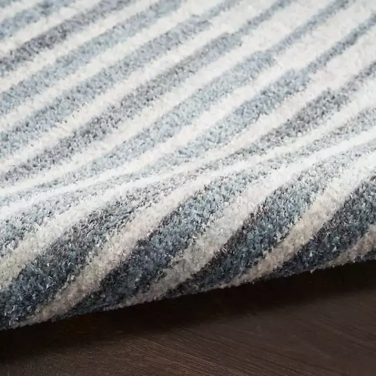 Kirklands Home Blue Linear Geometric Washable Runner, 2x10 Online