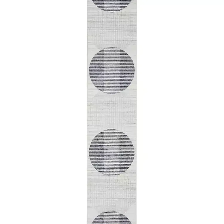 Kirklands Home Blue Linear Geometric Washable Runner, 2x12 Sale