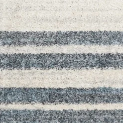 Kirklands Home Blue Linear Sphere Washable Runner, 2x10 New