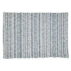 Kirklands Home Lines Woven Placemats, Set of 4 Blue New