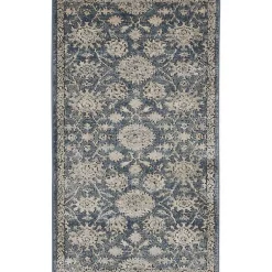 Kirklands Home Blue Lush Vines Accent Rug Hot