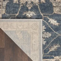 Kirklands Home Blue Lush Vines Accent Rug Hot