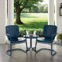 Kirklands Home Madison 3-pc. Chat Set Blue Best
