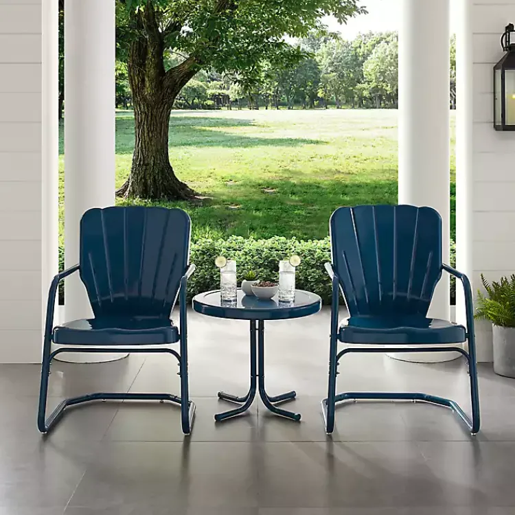 Kirklands Home Madison 3-pc. Chat Set Blue Best