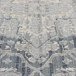 Kirklands Home Medallion Lava Indoor/Outdoor Area Rug, 7x9 Blue Clearance