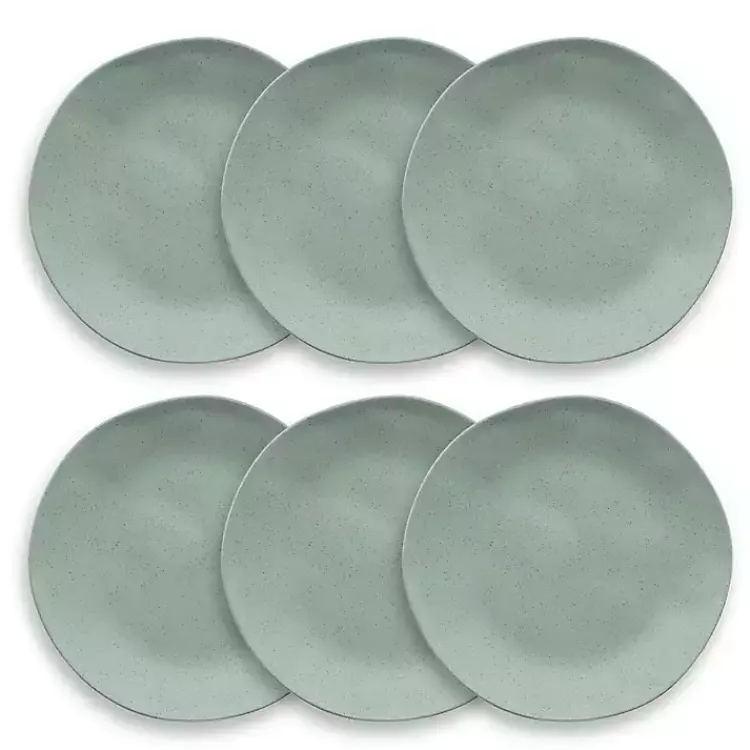 Kirklands Home Melamine Santal Salad Plates, Set of 6 Blue Online