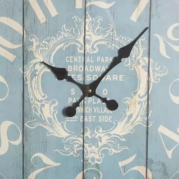 Kirklands Home Blue Metal and Rope Wall Clock Sale