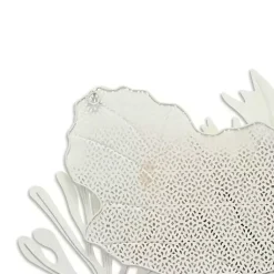 Kirklands Home Blue Metal Reef and Shell Wall Plaque Hot
