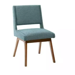 Kirklands Home Mid-Century Modern Dining Chairs, Set of 2 Blue Sale
