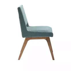 Kirklands Home Mid-Century Modern Dining Chairs, Set of 2 Blue Sale